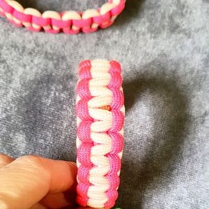 Pink set Paracord Bracelet
